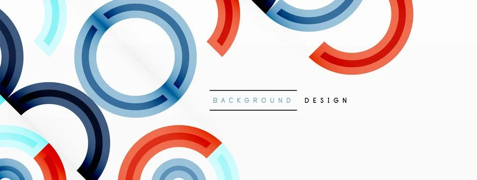 Circles are arranged in a grid pattern abstract background and feature a range Stock Illustration