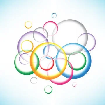 Circles background Stock Illustration