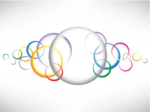 Circles background Stock Illustration