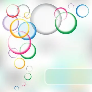 Circles background Stock Illustration
