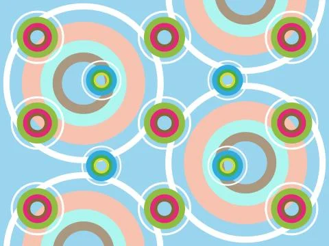 Circles background Illustrazione stock
