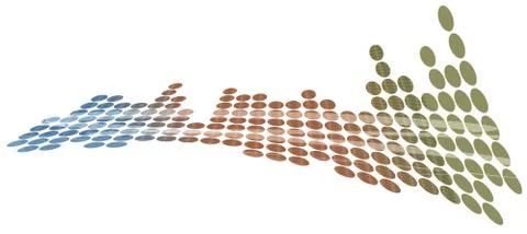 Circles background Stock Illustration