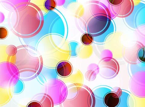 Circles background Stock Illustration