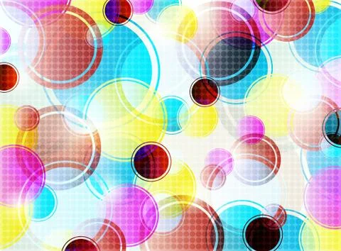 Circles background Stock Illustration