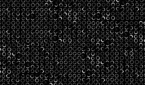 Circles background. Processed ink with white brushes to create closed frames of Stock-Illustration