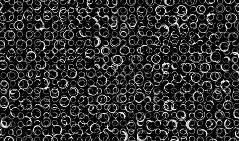 Circles background. Processed ink with white brushes to create closed frames of Stock-Illustration