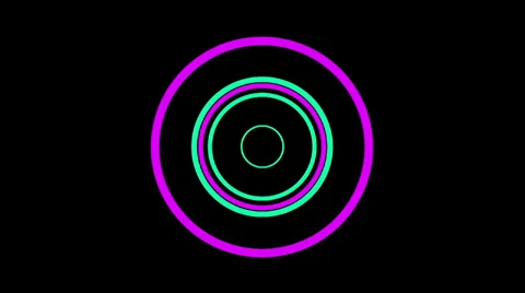 Circles beat Video stock 37910489