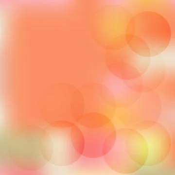 Circles on a beige background blurred. Stock Illustration