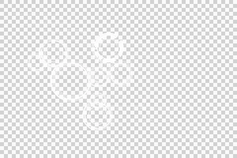 Circles on black background Foto stock