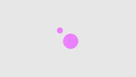Circles changing sizes loading animation Stock Footage 300297927