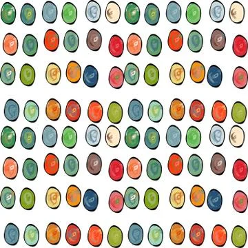 Circles colorful abstract background Stock Illustration