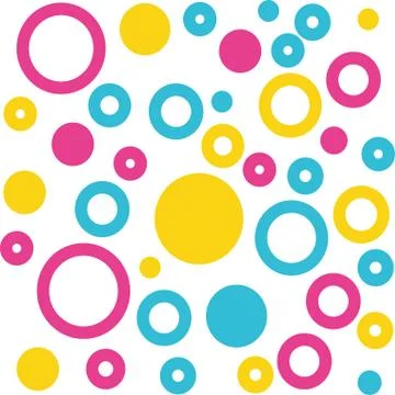 Circles colorful pattern background 스톡 일러스트