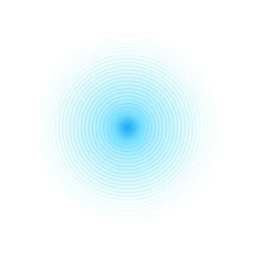 Circles with a common centre. Concentric circles. Vector illustration 库存插图