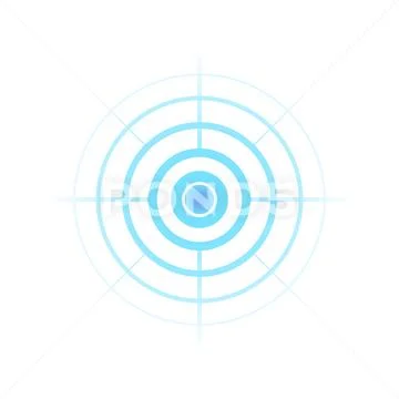 Circles with a common centre. Concentric circles. Vector. Illustration Stock Illustration