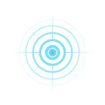 Circles with a common centre. Concentric circles. Vector. Illustration Stock Illustration