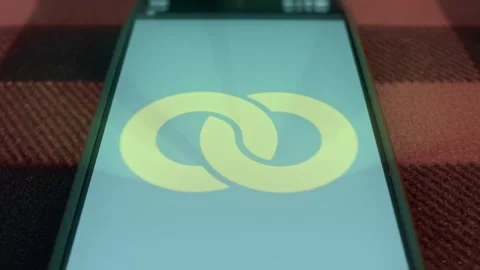 Circles connect, infinity loop, presentation Stock Footage 309830101