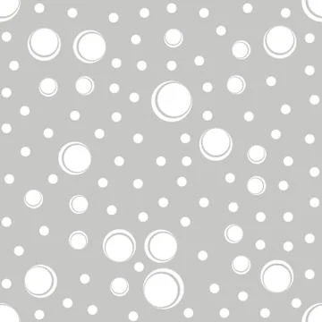 Circles Cute seamless pattern Stock Illustration