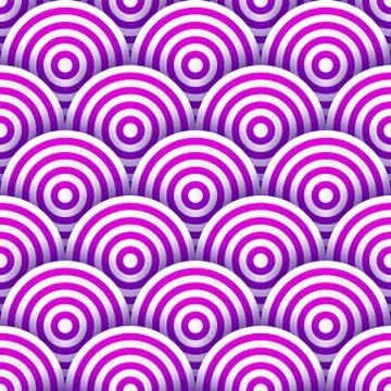 Circles with drop shadows Stock Illustration