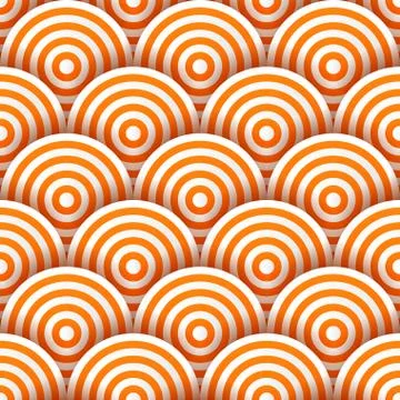 Circles with drop shadows Stock Illustration