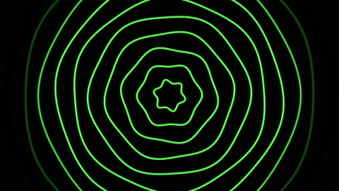 Circles that duplicates and expands in concentric waves. Stock Footage 144667999
