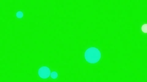 Circles Dynamic on Chroma Key for Compositing Video stock 337045748