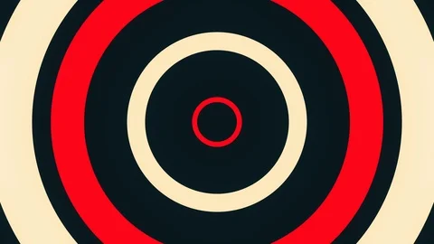 Circles figures move towards the camera creating a tunnel effect Stock Footage 123380958