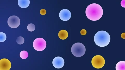 Circles float background creating a simple abstract pattern with a playful .. Stock Footage 336749179