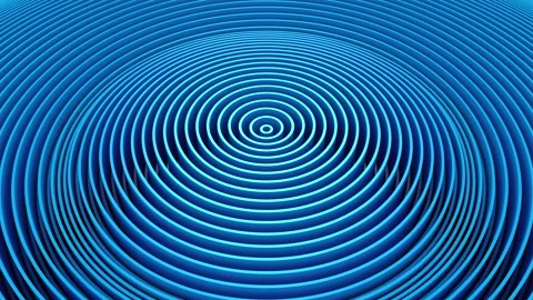 Circles Form A Wave Stock Footage 137453487