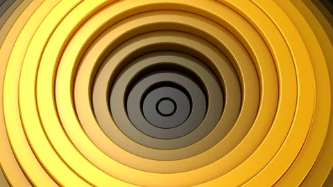 Circles Form a Wave Stock Footage 246908217