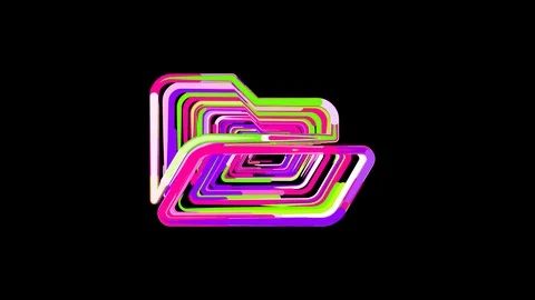 Circles gather in symbol folder open. After it crumbles in a line and moves to Stock Footage 100154234