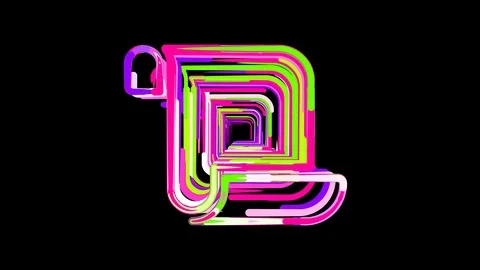 Circles gather in symbol scroll. After it crumbles in a line and moves to the Stock Footage 100425630