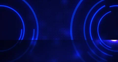 Circles gradient shadow award show swirling particle background. Disco club.. Stock Photos