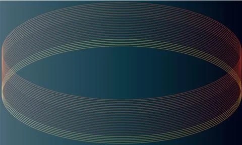 Circles graphic design art Stock Illustration