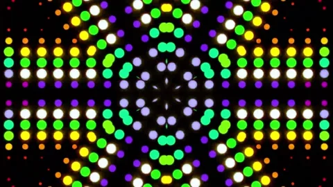 CIRCLES LED COLORS Video stock 160651465