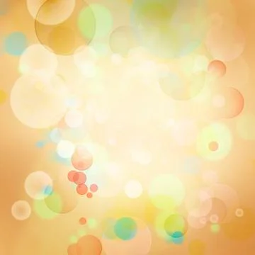 Circles of light abstract background Stock Illustration