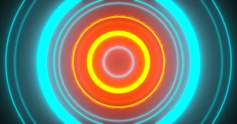 Circles of light. Stock Illustration