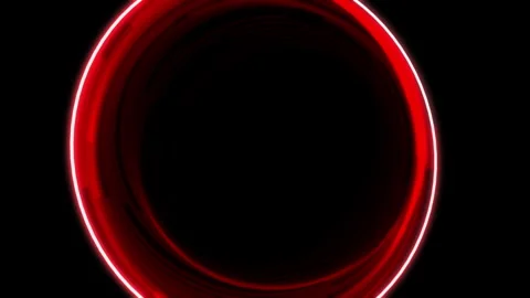 Circles Line Bold Ripples Audio Reactive L Red Animation Loop 스톡 동영상 271168087
