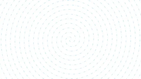 Circles lined background with blue rotated lines pattern loop animation white Stock Footage 285781141