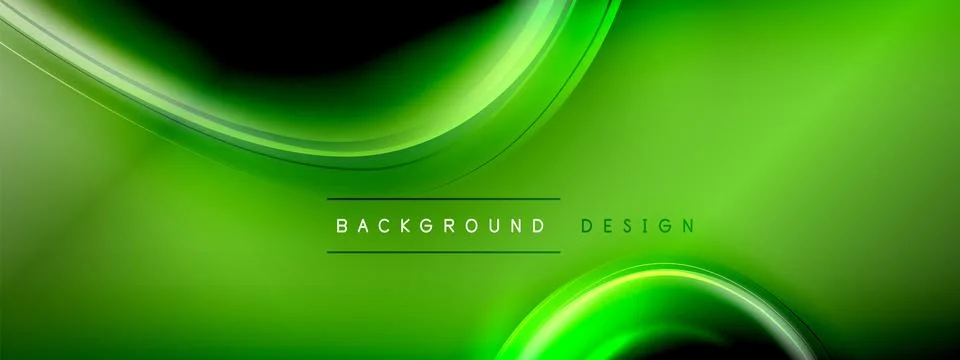Circles lines and bubbles on bright glowing effect gradient with light and Stock Illustration