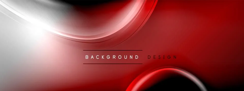 Circles lines and bubbles on bright glowing effect gradient with light and Stock Illustration