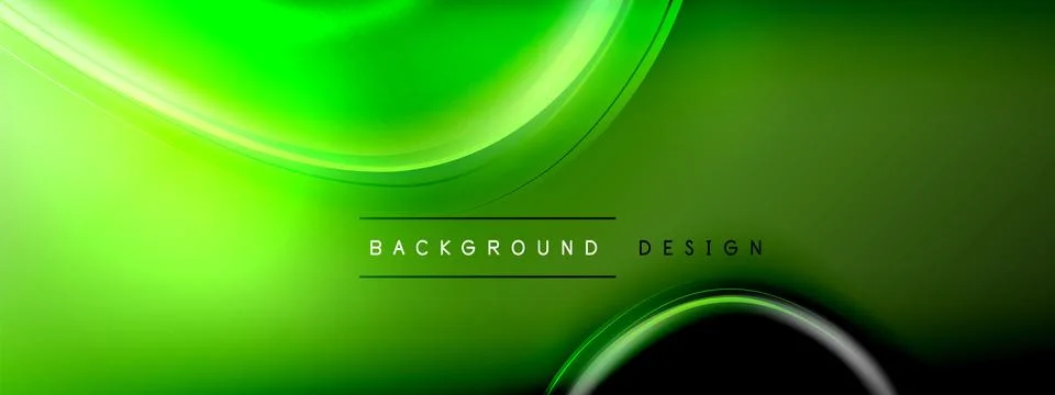 Circles lines and bubbles on bright glowing effect gradient with light and Illustrazione stock