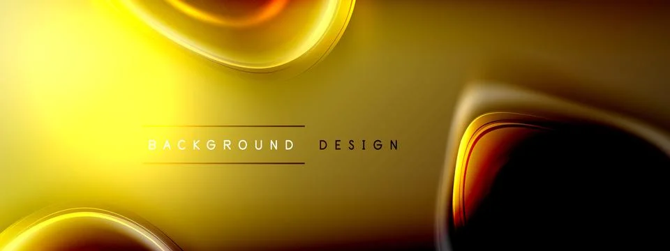 Circles lines and bubbles on bright glowing effect gradient with light and 스톡 일러스트
