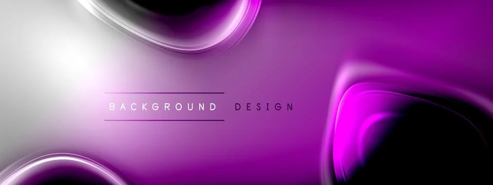 Circles lines and bubbles on bright glowing effect gradient with light and 스톡 일러스트