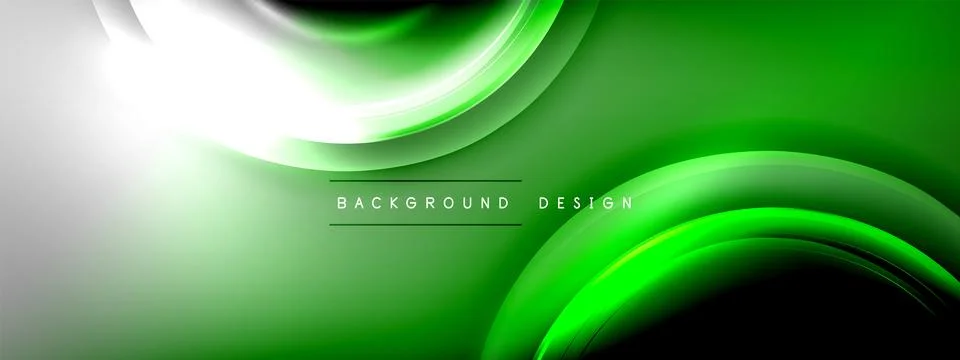 Circles lines and bubbles on bright glowing effect gradient with light and 스톡 일러스트