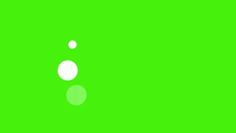 Circles Loading Icon Animation On Green Background Stock Footage 244946015