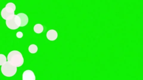 Circles Looping - Chroma Key Green Screen Footage Video stock 337045813