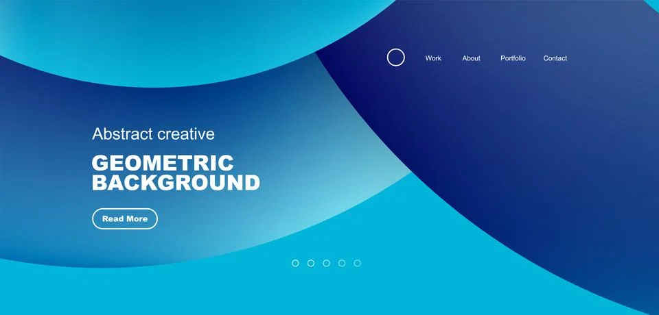Circles minimal abstract background. Techno or business concept, pattern for Illustrazione stock