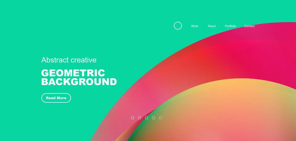 Circles minimal abstract background. Techno or business concept, pattern for 스톡 일러스트