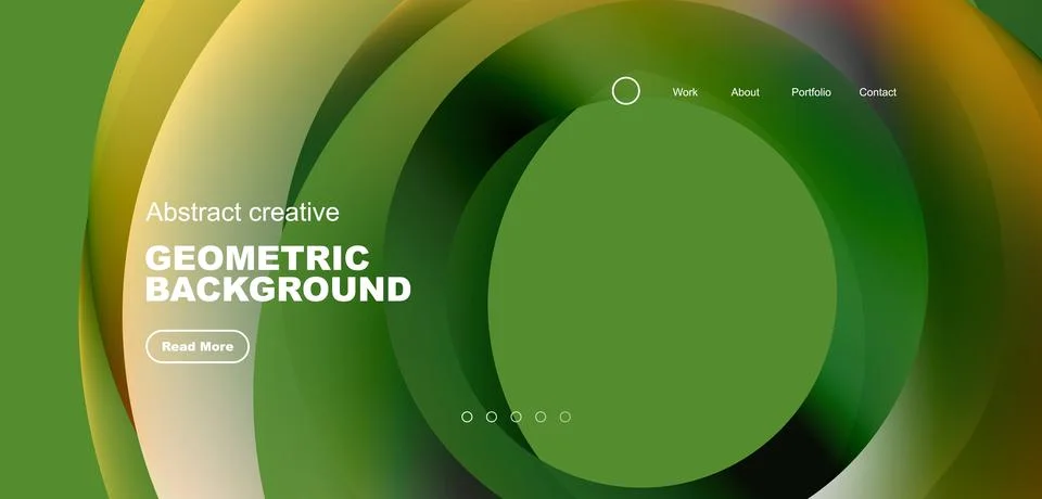 Circles minimal abstract background. Techno or business concept, pattern for Stock Illustration