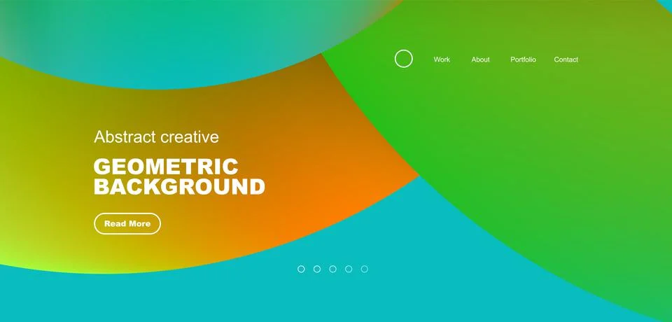 Circles minimal abstract background. Techno or business concept, pattern for Stock Illustration